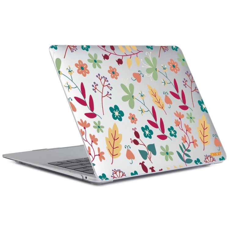 ENKAY Flower Series Pattern Laotop Protective Crystal Case For MacBook Pro 14.2 inch A2442 (2021)(Spring) - MacBook Pro Cases by ENKAY | Online Shopping South Africa | PMC TechLife | Buy Now Pay Later Mobicred
