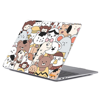 ENKAY Animal Series Pattern Laotop Protective Crystal Case For MacBook Pro 13.3 inch A1706 / A1708 / A1989 / A2159(Animals No.1) - MacBook Pro Cases by ENKAY | Online Shopping South Africa | PMC Jewellery