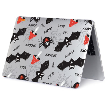 For MacBook Air 13.3 inch A1932 / A2179 / A2337 ENKAY Animal Series Pattern Laotop Protective Crystal Case(Bat) - MacBook Air Cases by ENKAY | Online Shopping South Africa | PMC Jewellery