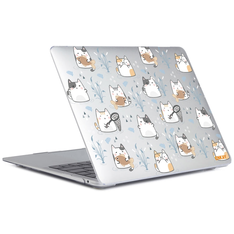 ENKAY Animal Series Pattern Laotop Protective Crystal Case For MacBook Pro 16 inch A2141(Cute Cat) - MacBook Pro Cases by ENKAY | Online Shopping South Africa | PMC Jewellery