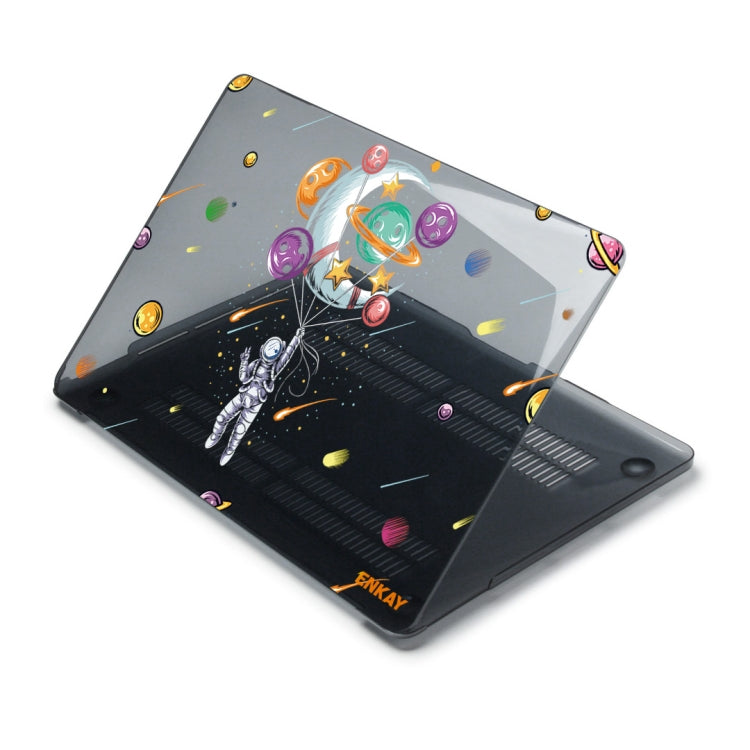 ENKAY Star Series Pattern Laotop Protective Crystal Case For MacBook Pro 13.3 inch A1706 / A1708 / A1989 / A2159(Balloon Astronaut) - MacBook Pro Cases by ENKAY | Online Shopping South Africa | PMC Jewellery