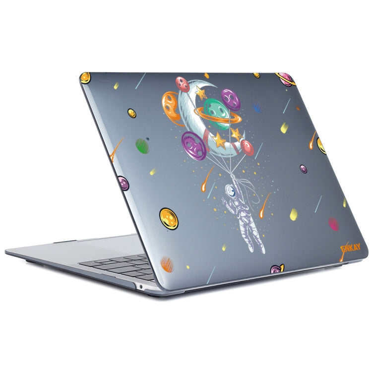 ENKAY Star Series Pattern Laotop Protective Crystal Case For MacBook Pro 13.3 inch A1706 / A1708 / A1989 / A2159(Balloon Astronaut) - MacBook Pro Cases by ENKAY | Online Shopping South Africa | PMC Jewellery