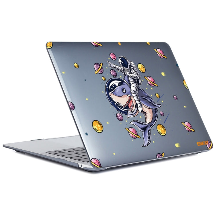 ENKAY Star Series Pattern Laotop Protective Crystal Case For MacBook Pro 14.2 inch A2442 (2021)(Shark Astronaut) - MacBook Pro Cases by ENKAY | Online Shopping South Africa | PMC Jewellery