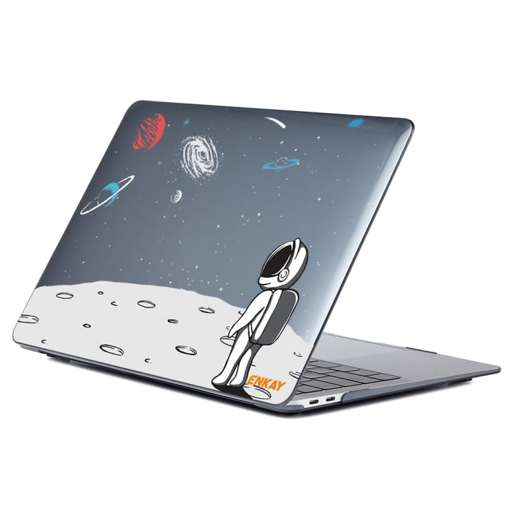 ENKAY Star Series Pattern Laotop Protective Crystal Case For MacBook Pro 15.4 inch A1707 / A1990(Backpack Astronaut) - MacBook Pro Cases by ENKAY | Online Shopping South Africa | PMC TechLife | Buy Now Pay Later Mobicred