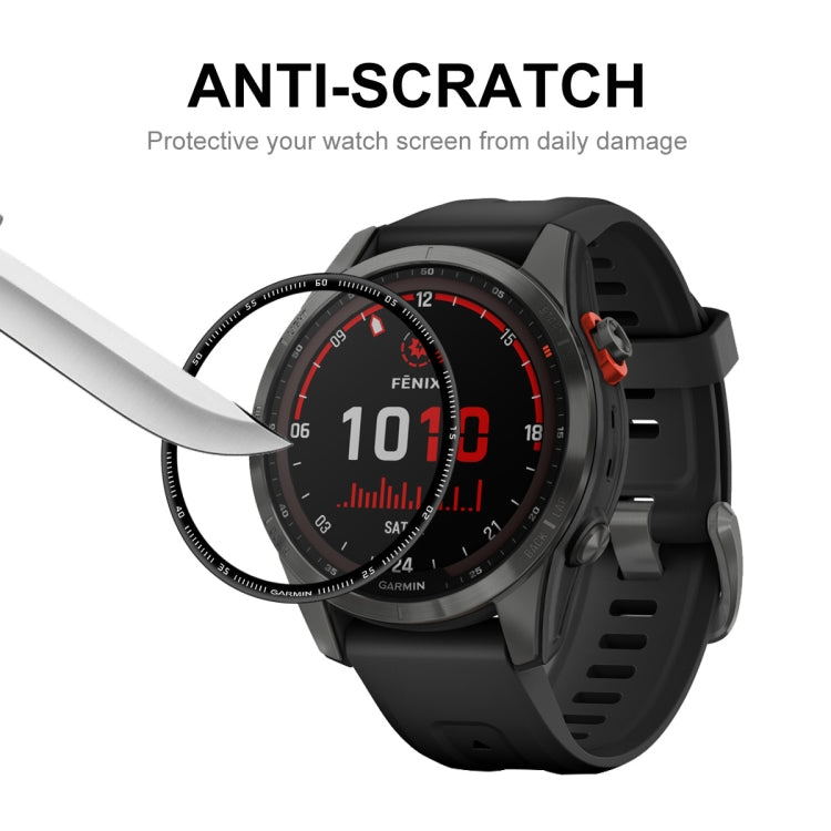2 PCS ENKAY 3D Full Coverage Soft PC Edge + PMMA HD Screen Protector Film Compatible with Garmin Fenix 7S - Screen Protector by ENKAY | Online Shopping South Africa | PMC TechLife | Buy Now Pay Later Mobicred