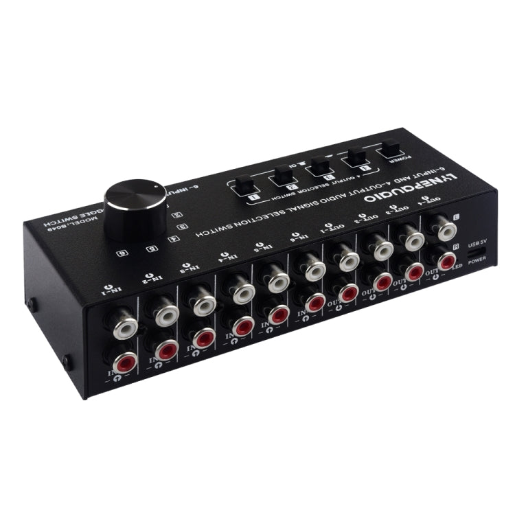 6 In 4 Out RCA Audio Switcher Signal Selector Distribute Device Switch Control -  by PMC TechLife | Online Shopping South Africa | PMC TechLife | Buy Now Pay Later Mobicred