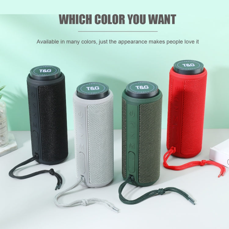 T&G TG332 10W HIFI Stereo Waterproof Portable Bluetooth Speaker(Green) - Desktop Speaker by T&G | Online Shopping South Africa | PMC Jewellery | Buy Now Pay Later Mobicred