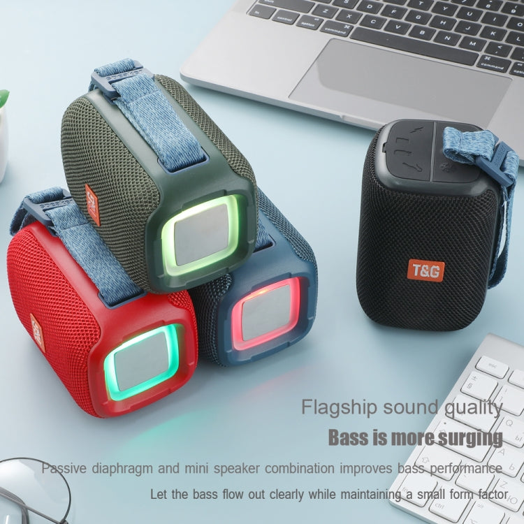 T&G TG339 RGB Light 5W Waterproof Portable Bluetooth Speaker(Black) - Desktop Speaker by T&G | Online Shopping South Africa | PMC Jewellery