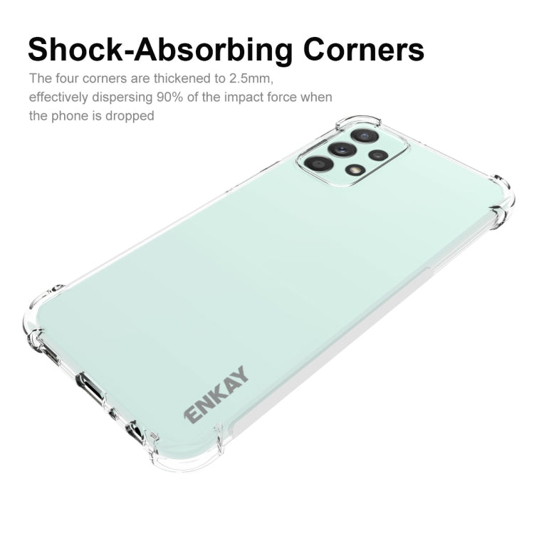 For Samsung Galaxy A23 ENKAY Clear TPU Shockproof Case - free shipping - PMC TechLife - Order now!