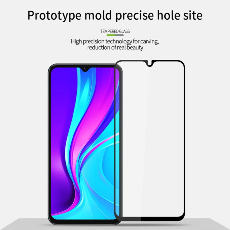 For Xiaomi Poco C40 MOFI 9H 2.5D Full Screen Tempered Glass Film(Black) -  by MOFI | Online Shopping South Africa | PMC TechLife | Buy Now Pay Later Mobicred