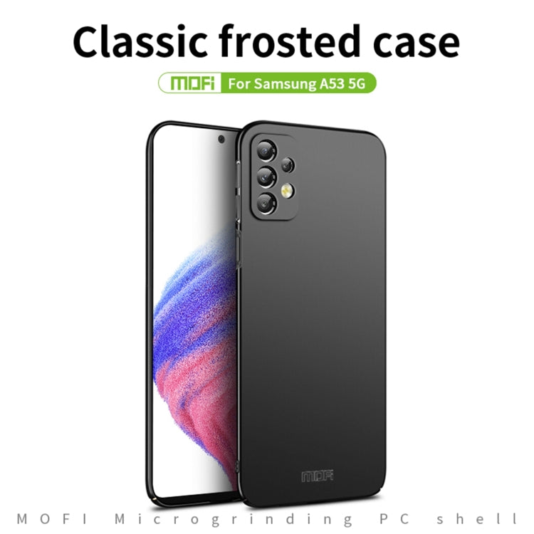 For Samsung Galaxy A53 5G MOFI Frosted PC Ultra-thin Hard Phone Case(Blue) - free shipping - PMC TechLife - Order now!