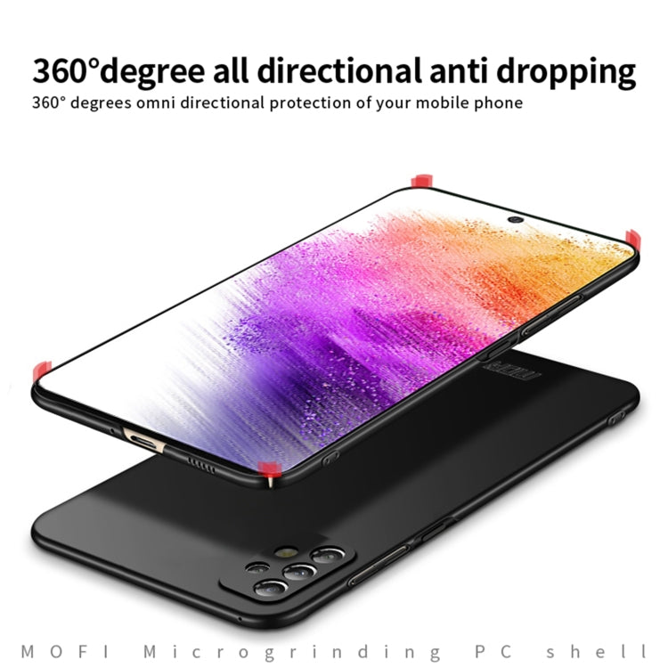For Samsung Galaxy A73 5G MOFI Frosted PC Ultra-thin Hard Phone Case(Blue) - free shipping - PMC TechLife - Order now!
