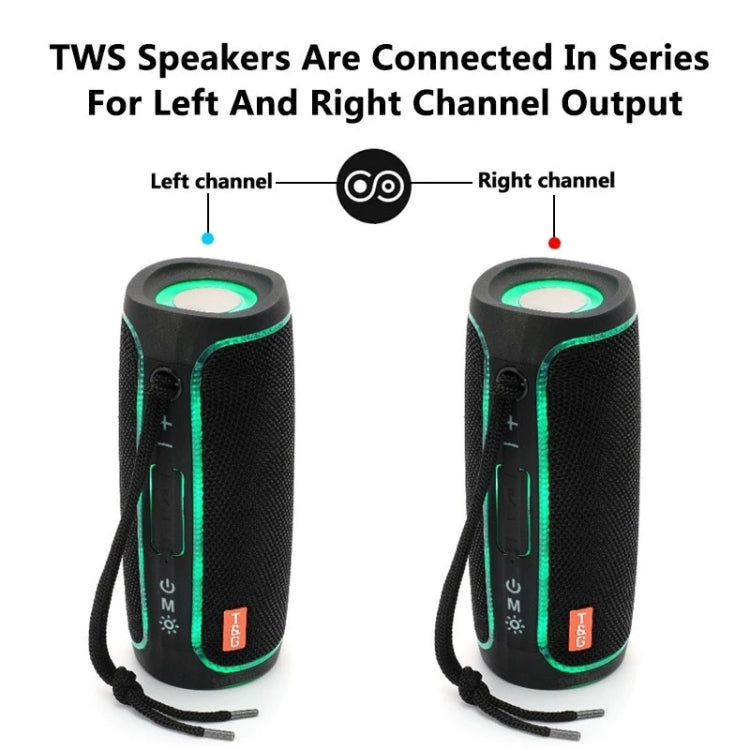 T&G TG288 TWS Portable LED Light Bluetooth Speaker(Blue) - free shipping - PMC TechLife - Order now!