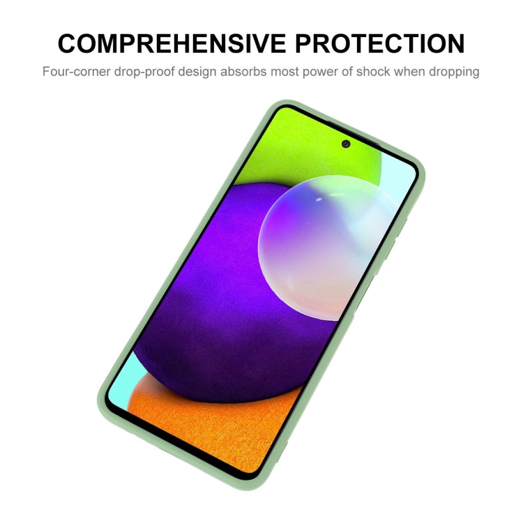 For Samsung Galaxy A52 5G ENKAY Liquid Silicone Soft Shockproof Phone Case(Black) - Galaxy Phone Cases by ENKAY | Online Shopping South Africa | PMC TechLife | Buy Now Pay Later Mobicred