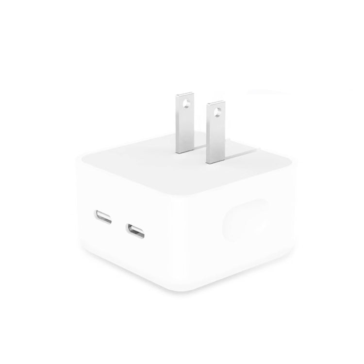 PD 35W Dual USB-C / Type-C Ports Charger for iPhone / iPad Series, US Plug - USB Charger by PMC Jewellery | Online Shopping South Africa | PMC Jewellery