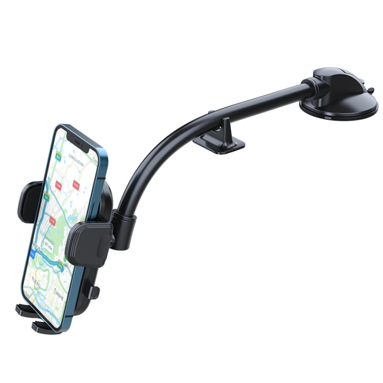 A190+X51 Car Phone Holder Dashboard Windshield Sucker Mount Bendable Long Arm Stand - Car Holders by PMC Jewellery | Online Shopping South Africa | PMC Jewellery