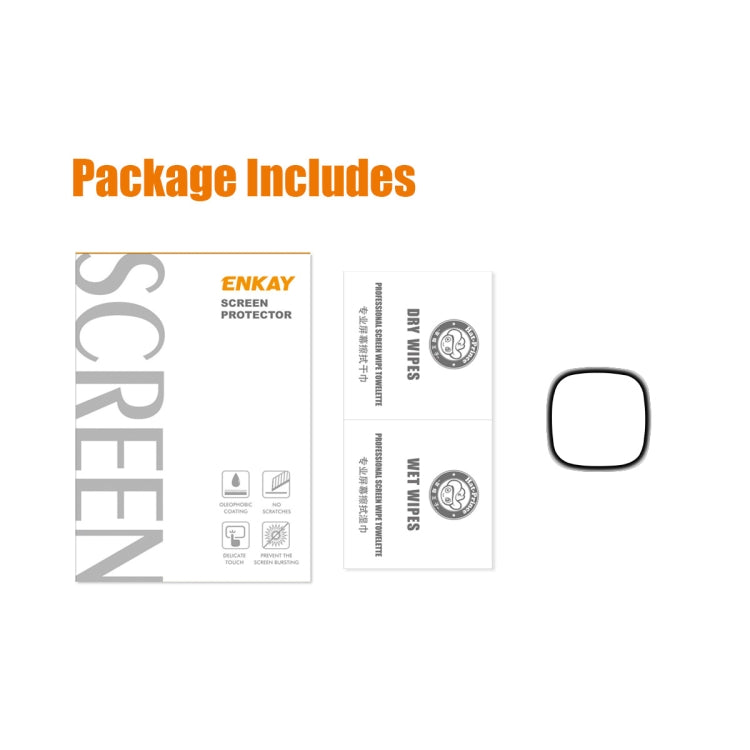 1 PCS For Fitbit Versa 4 / Sense 2 ENKAY 3D Full Coverage Soft PC Edge + PMMA HD Screen Protector Film - Screen Protector by ENKAY | Online Shopping South Africa | PMC TechLife | Buy Now Pay Later Mobicred
