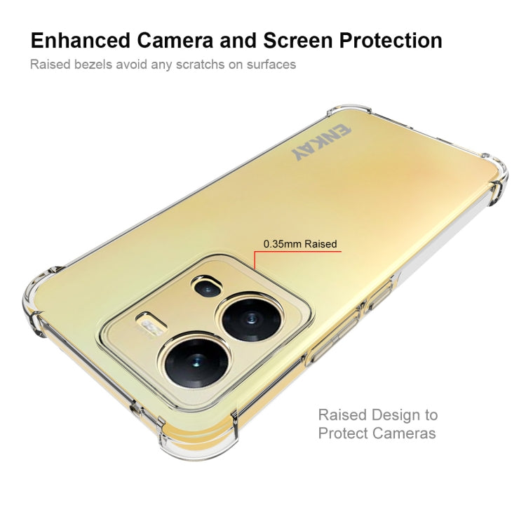 For vivo V25 5G Global ENKAY Clear TPU Shockproof Phone Case - free shipping - PMC TechLife - Order now!