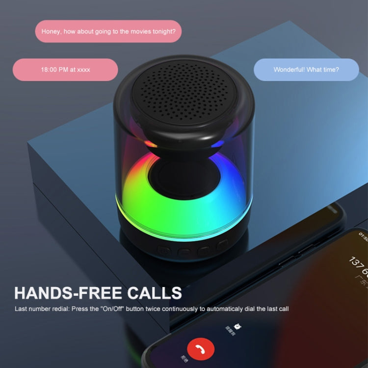 ENKAY Hat-Prince Portable RGB Light Wireless Bluetooth Speaker, Size:S - Mini Speaker by ENKAY | Online Shopping South Africa | PMC TechLife | Buy Now Pay Later Mobicred