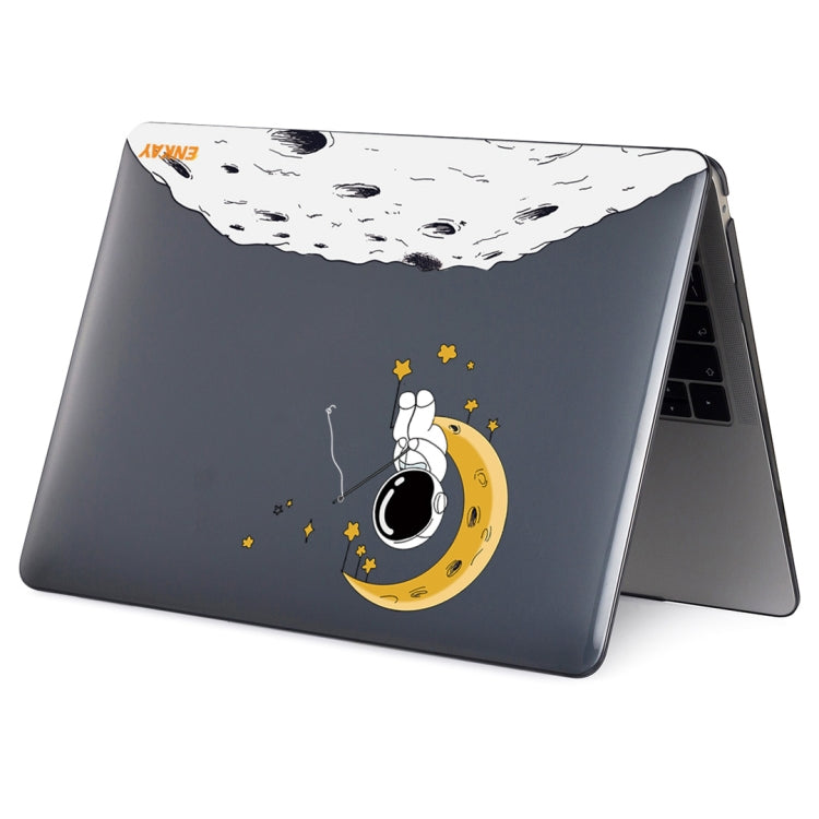 For MacBook Pro 13.3 A1706/A1989/A2159 ENKAY Hat-Prince 3 in 1 Spaceman Pattern Laotop Protective Crystal Case with TPU Keyboard Film / Anti-dust Plugs, Version:US(Spaceman No.3) - MacBook Pro Cases by ENKAY | Online Shopping South Africa | PMC Jewellery