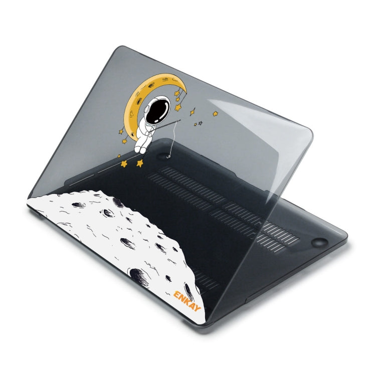 For MacBook Pro 13.3 A1706/A1989/A2159 ENKAY Hat-Prince 3 in 1 Spaceman Pattern Laotop Protective Crystal Case with TPU Keyboard Film / Anti-dust Plugs, Version:US(Spaceman No.3) - MacBook Pro Cases by ENKAY | Online Shopping South Africa | PMC Jewellery