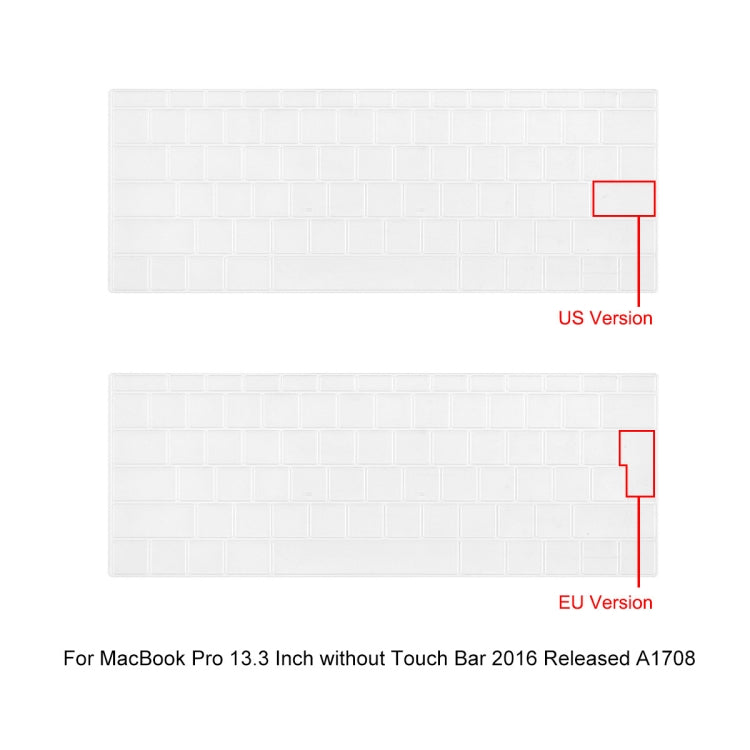 For MacBook Pro 13.3 A1708 ENKAY Hat-Prince 3 in 1 Spaceman Pattern Laotop Protective Crystal Case with TPU Keyboard Film / Anti-dust Plugs, Version:EU(Spaceman No.1) - MacBook Pro Cases by ENKAY | Online Shopping South Africa | PMC Jewellery