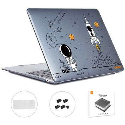 For MacBook Air 13.3 2020 A2179/A2337 ENKAY Hat-Prince 3 in 1 Spaceman Pattern Laotop Protective Crystal Case with TPU Keyboard Film / Anti-dust Plugs, Version:EU(Spaceman No.1) - MacBook Air Cases by ENKAY | Online Shopping South Africa | PMC Jewellery