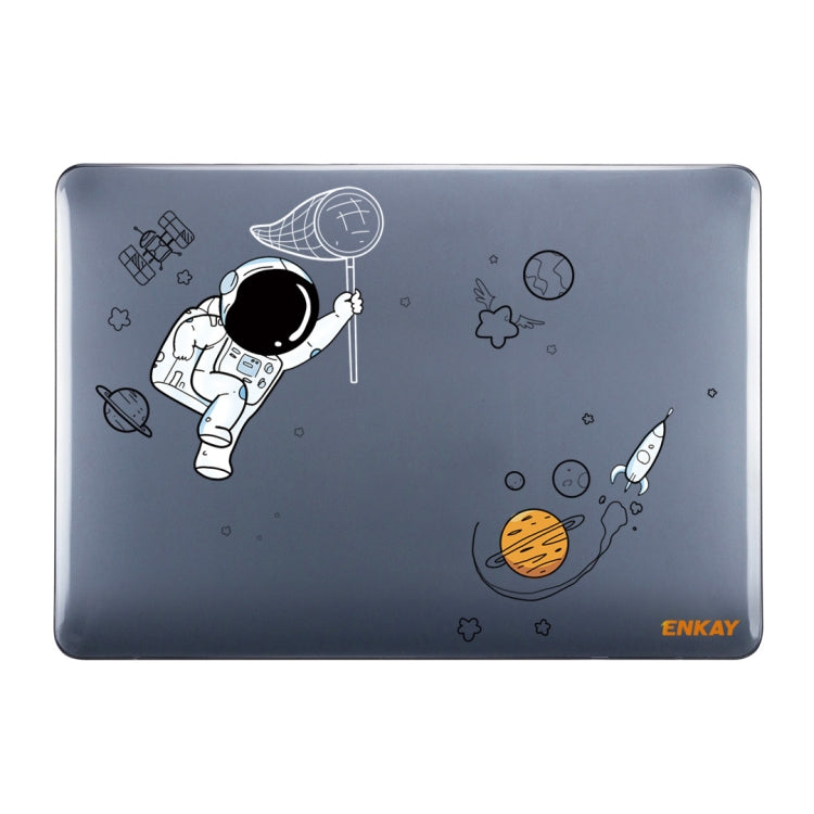 For MacBook Pro 16.1 A2141 ENKAY Hat-Prince 3 in 1 Spaceman Pattern Laotop Protective Crystal Case with TPU Keyboard Film / Anti-dust Plugs, Version:US(Spaceman No.2) - MacBook Pro Cases by ENKAY | Online Shopping South Africa | PMC Jewellery