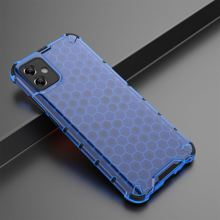 For Samsung Galaxy A04e 4G Honeycomb Phone Case(Blue) - Galaxy Phone Cases by PMC TechLife | Online Shopping South Africa | PMC TechLife