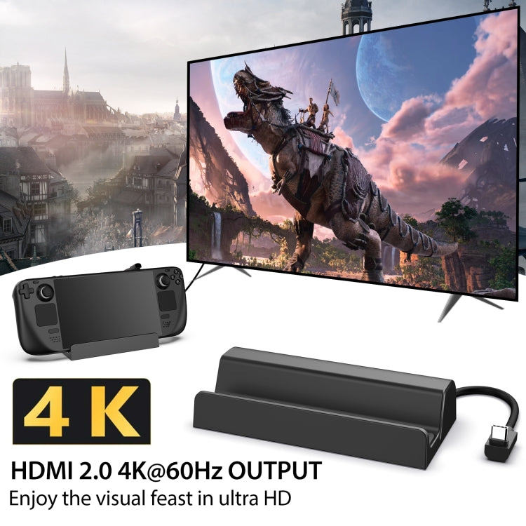 For Steam Deck Expansion Dock Charging Dock Charging Dock HDMI Gigabit Network Port Converter - free shipping - PMC TechLife - Order now!