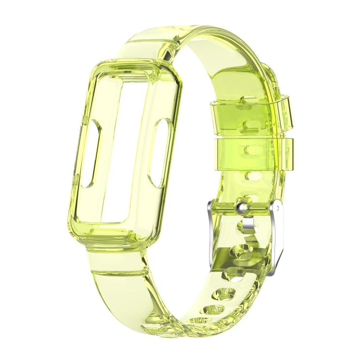 For Fitbit Inspire 3 TPU Integrated Watch Band(Transparent Yellow) - free shipping - PMC TechLife - Order now!