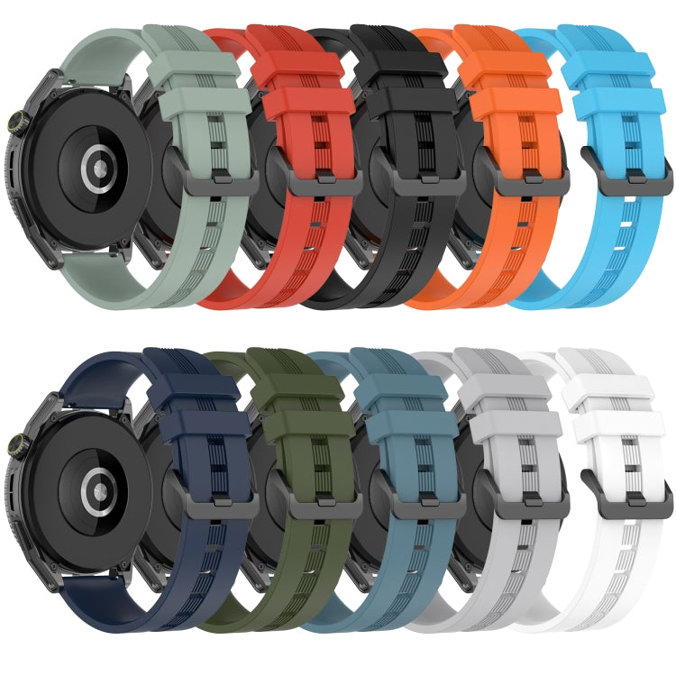 Compatible with Garmin Compatible witherunner Sq2 Music 20mm Concave Striped Slicone Watch Band(Navy Blue) - free shipping - PMC TechLife - Order now!