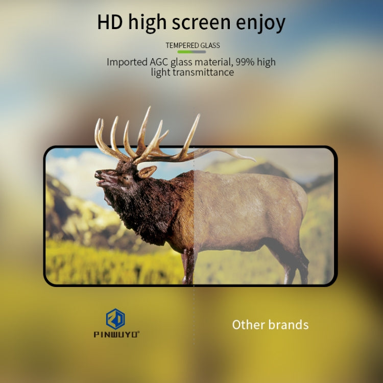 For Google Pixel 7A PINWUYO 9H 2.5D Full Screen Tempered Glass Film(Black) - free shipping - PMC TechLife - Order now!