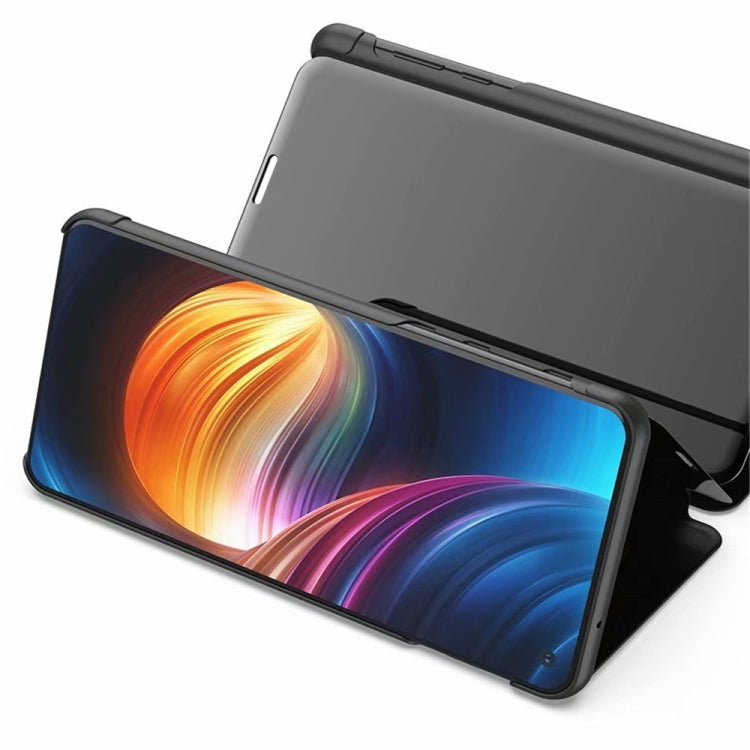 For Honor Magic 5 Lite Plated Mirror Horizontal Flip Leather Case with Holder(Blue) - free shipping - PMC TechLife - Order now!