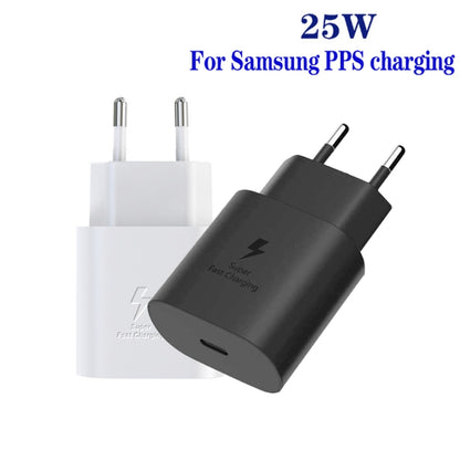 TA800 PD / PPS 25W Type-C Port Charger for Samsung, EU Plug(Black) - USB Charger by PMC Jewellery | Online Shopping South Africa | PMC Jewellery