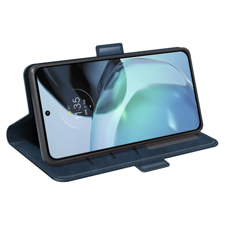 For Google Pixel 7a Dual-side Magnetic Buckle Leather Phone Case(Dark Blue) - free shipping - PMC TechLife - Order now!