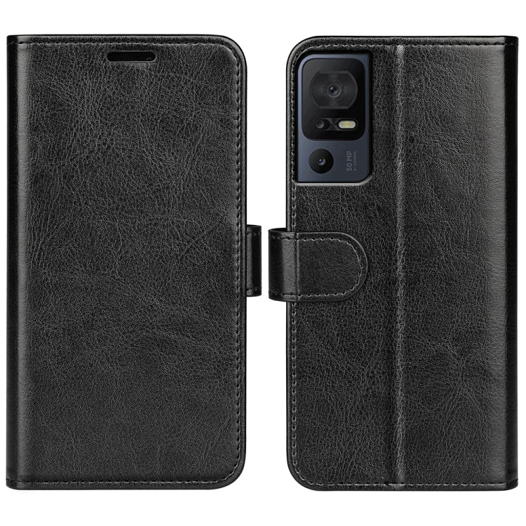 For TCL 40 SE R64 Texture Horizontal Flip Leather Phone Case(Black) - free shipping - PMC TechLife - Order now!
