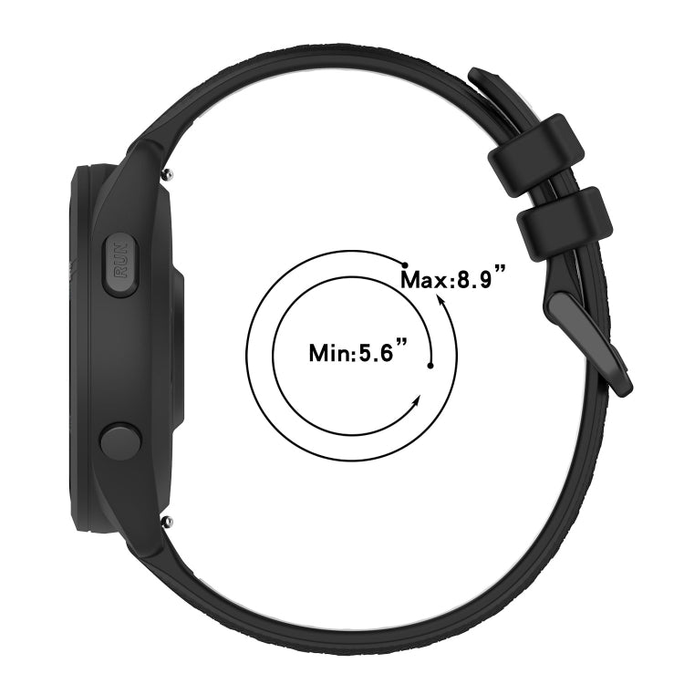 For Xiaomi MI Watch S1 22mm Sports Two-Color Silicone Watch Band(Black+Grey) - Smart Wear by PMC Jewellery | Online Shopping South Africa | PMC Jewellery