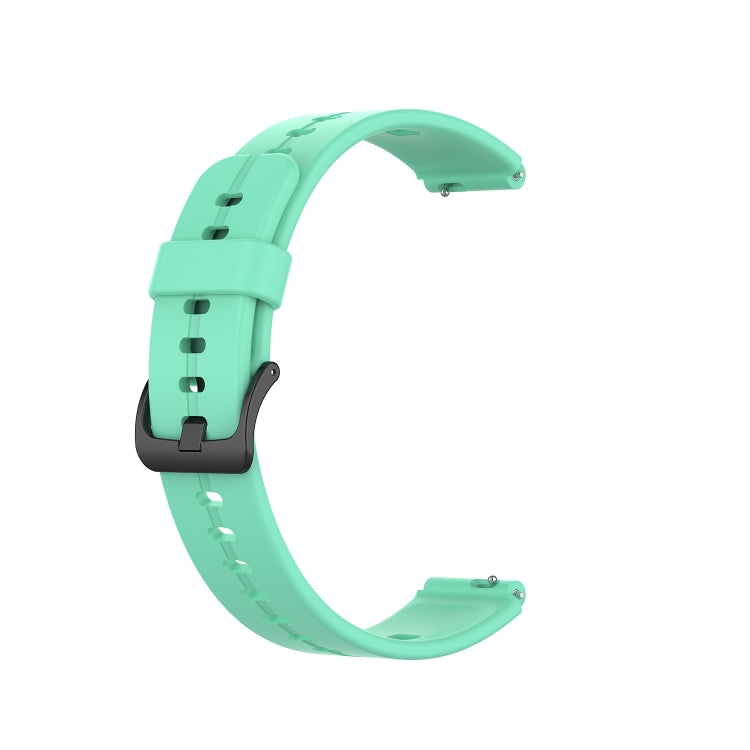 For Huawei Band 6 Solid Color Silicone Watch Band(Lake Blue) - Smart Wear by PMC Jewellery | Online Shopping South Africa | PMC Jewellery