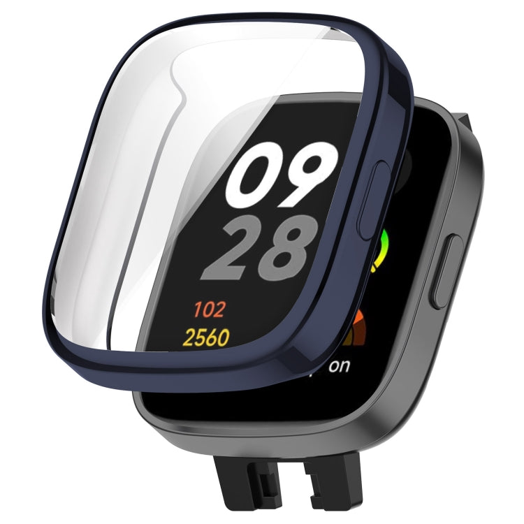 For Redmi Watch 3 TPU Fully Enclosed Watch Protective Case(Midnight Blue) - Smart Wear by PMC TechLife | Online Shopping South Africa | PMC TechLife