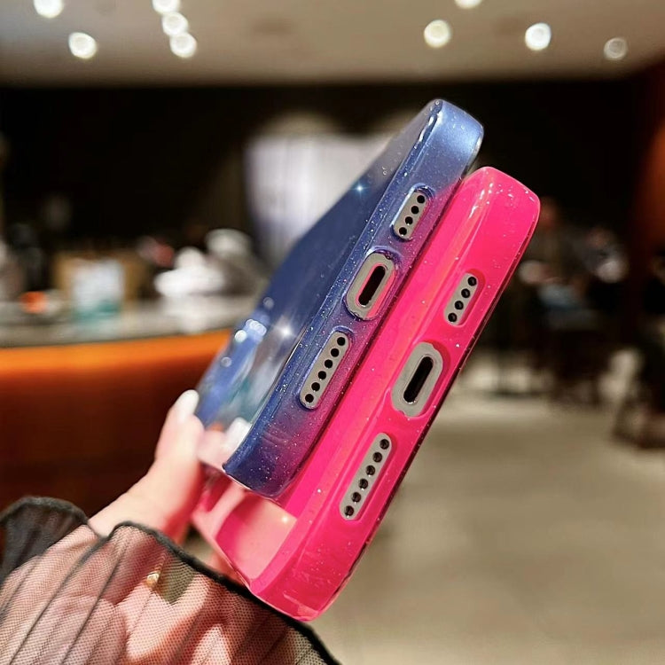 For  iPhone XR Jelly Glitter Solid Color TPU Phone Case(Pink) - More iPhone Cases by PMC TechLife | Online Shopping South Africa | PMC TechLife | Buy Now Pay Later Mobicred