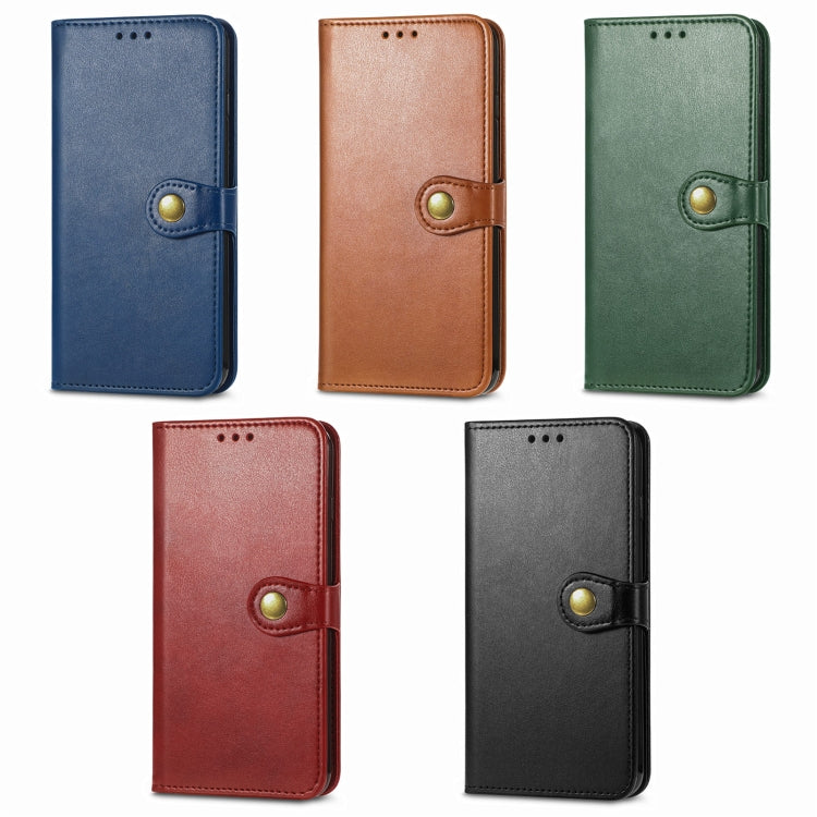 For Samsung Galaxy A34 5G Retro Solid Color Buckle Leather Phone Case(Brown) - free shipping - PMC TechLife - Order now!