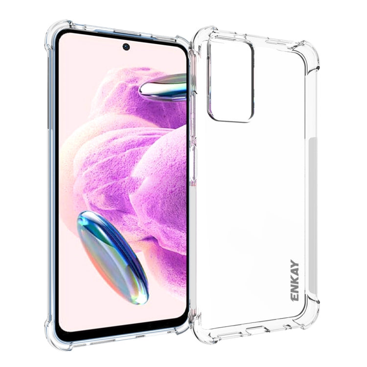 For Xiaomi Redmi Note 12S ENKAY Hat-Prince Transparent TPU Shockproof Phone Case - free shipping - PMC TechLife - Order now!