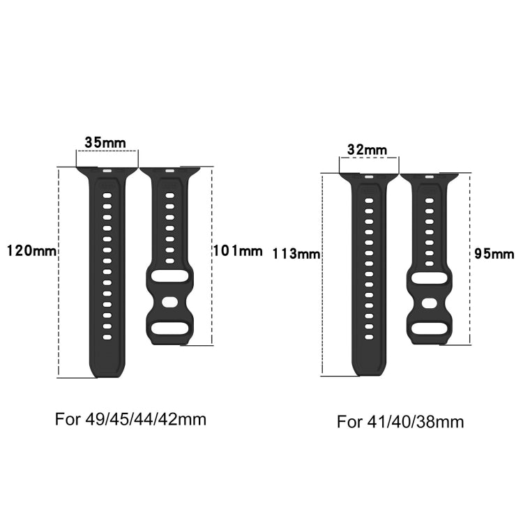 For Apple Watch 8 45mm Reverse Buckle Dot Texture Silicone Watch Band(Pink) - Watch Bands by PMC TechLife | Online Shopping South Africa | PMC TechLife