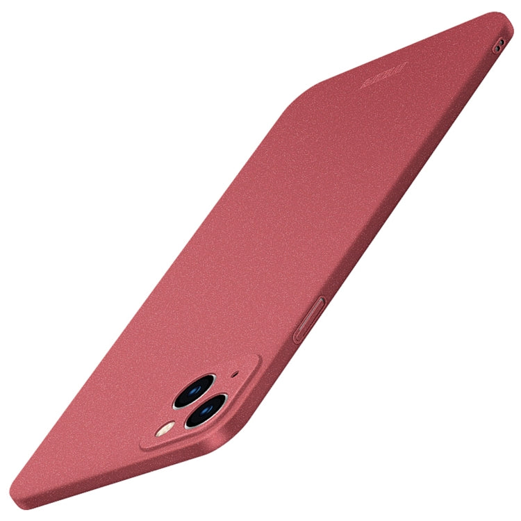 For iPhone 15 Pro Max MOFI Fandun Series Frosted PC Ultra-thin All-inclusive Phone Case(Red) - iPhone 15 Pro Max Cases by MOFI | Online Shopping South Africa | PMC Jewellery