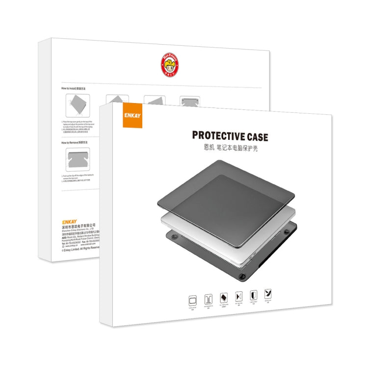 For MacBook Air 15.3 (A2941) ENKAY Hat-Prince Matte Protective Case Cover Hard Shell(Purple) - MacBook Air Cases by ENKAY | Online Shopping South Africa | PMC TechLife | Buy Now Pay Later Mobicred