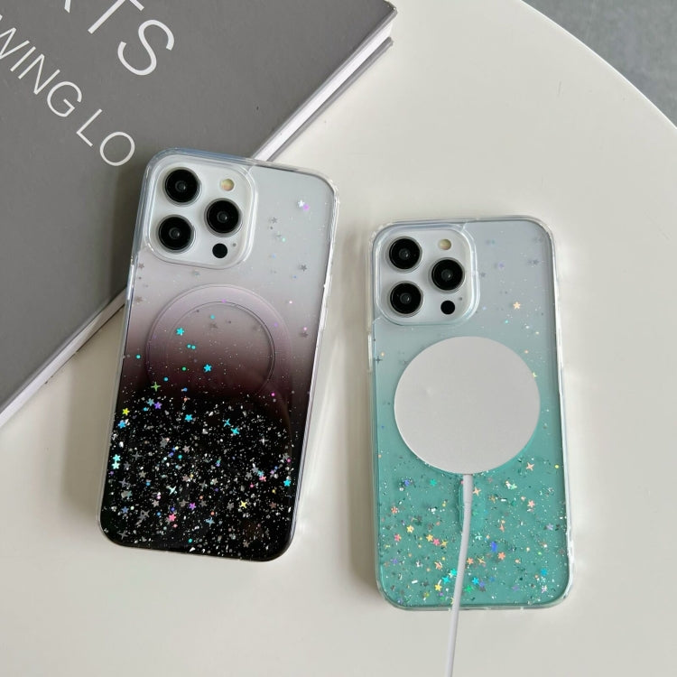 For iPhone 13 Glitter MagSafe Hybrid Clear TPU Phone Case(Pink) - free shipping - PMC TechLife - Order now!