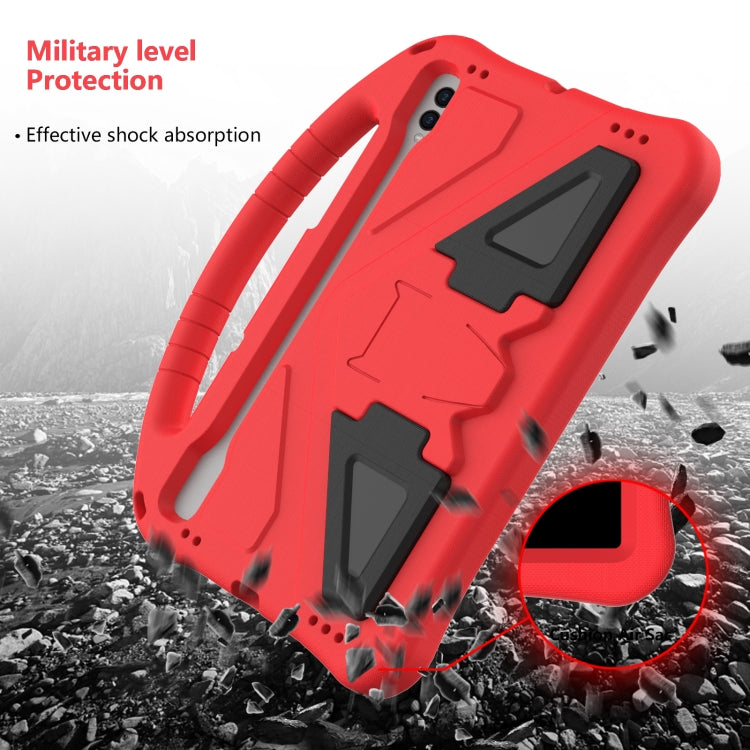 For Samsung Galaxy Tab S9 EVA Shockproof Tablet Case with Holder(Red) - Galaxy Tab S9 Cases by PMC TechLife | Online Shopping South Africa | PMC TechLife | Buy Now Pay Later Mobicred