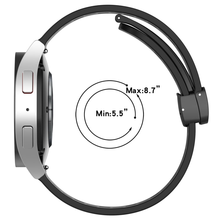 Compatible with Garmin Vivoactive3 Music 20mm Folding Magnetic Clasp Silicone Watch Band(Space Ash) - free shipping - PMC TechLife - Order now!