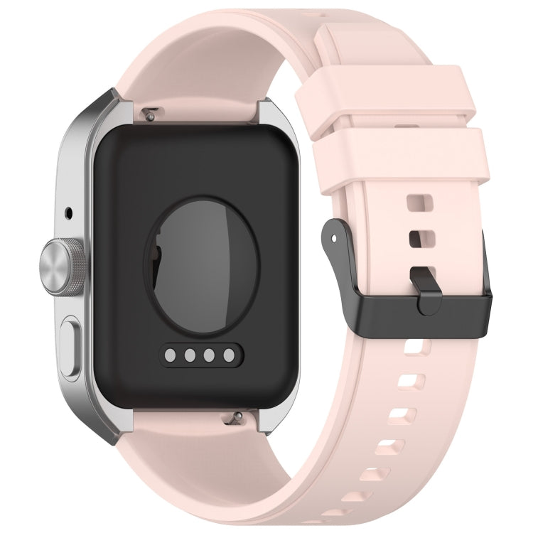 For OPPO Watch 4 Pro 22mm Solid Color Silicone Watch Band(Pink) -  by PMC TechLife | Online Shopping South Africa | PMC TechLife